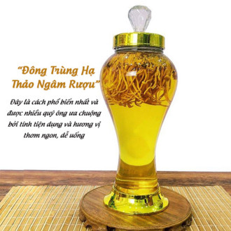 Bình Rượu Đông Trùng Hạ Thảo