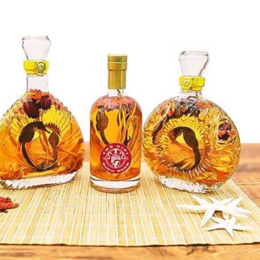 Bình Rượu Cá Ngựa 0,5 Lít