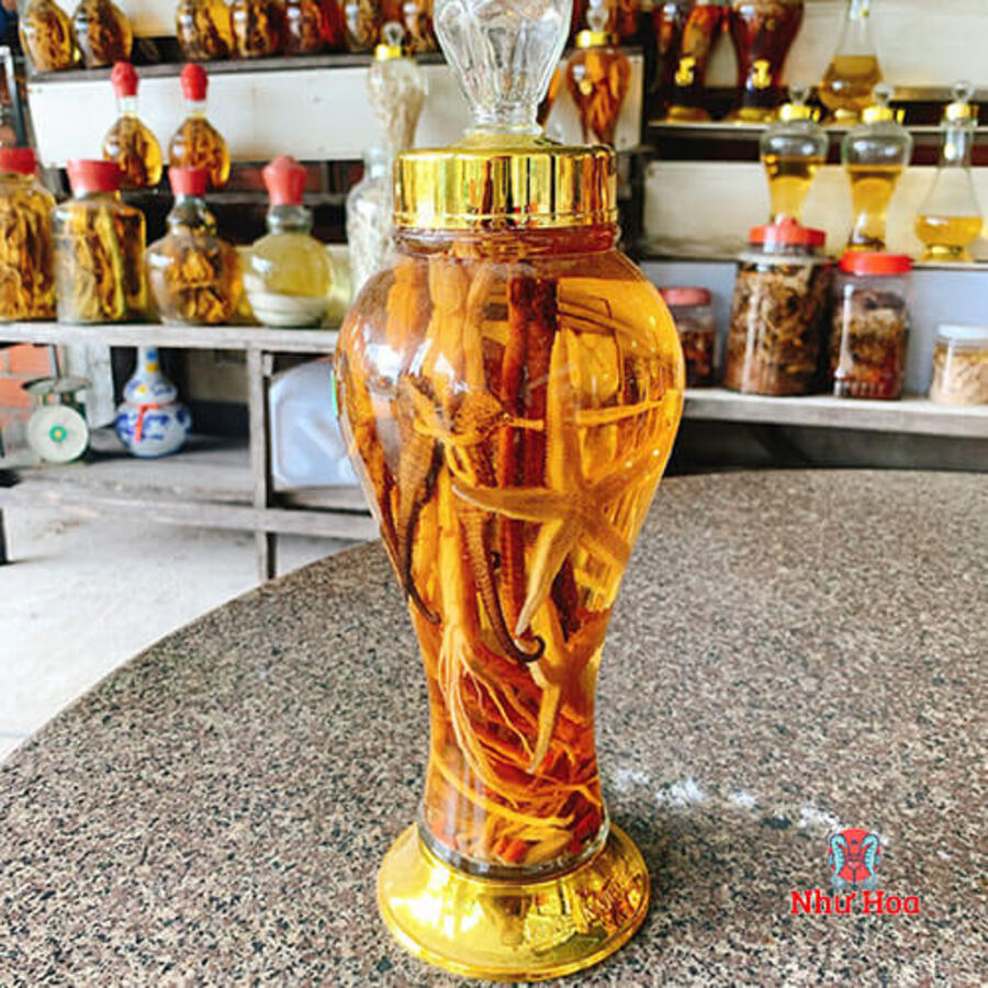 Bình Rượu Cá Ngựa 